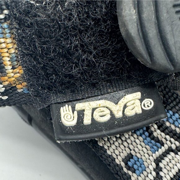 Teva Womens Sport Sandals Size 9 Black Aztec Slingback Outdoor Casual Comfort - Picture 2 of 16